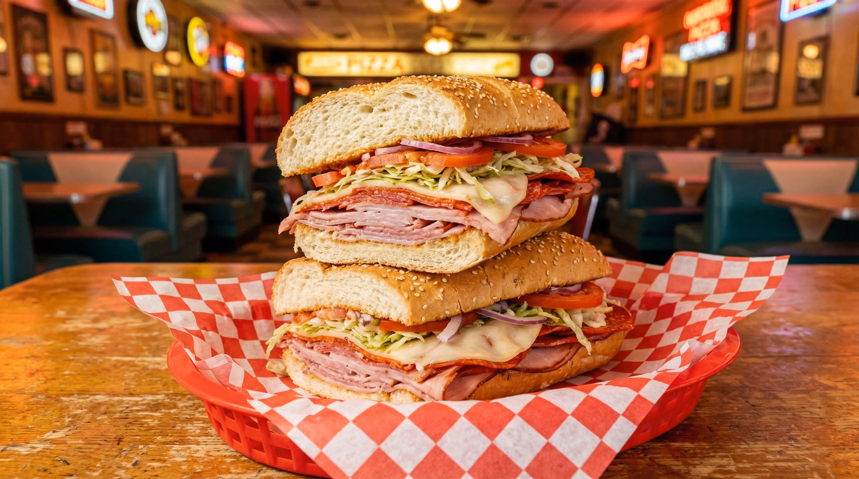 Loaded hoagie sub from Chubby's Pizza